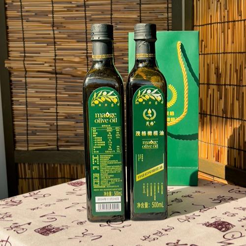 【色泽金黄】茂格 橄榄油 500ml*2瓶/礼袋装 头道青果初榨 商品图2