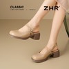 ZHR则则包头凉鞋女2025夏季新款粗跟法式单鞋配裙子气质玛丽珍鞋 商品缩略图7