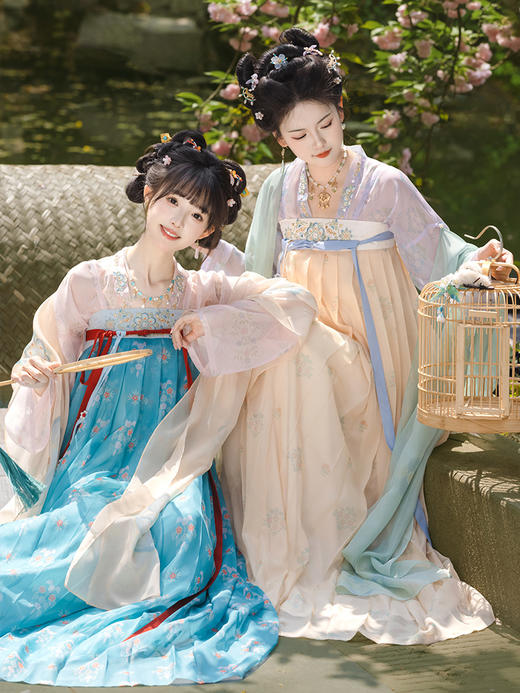 【重回汉唐汉宫春晓2】正品原创唐制齐胸衫裙襦裙日常轻汉服女款成人 商品图2