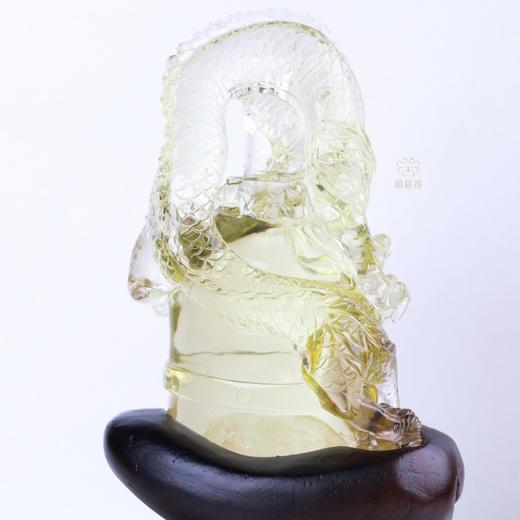 【守护金山】蒲牢黄水晶摆件   ZX2506016 商品图8