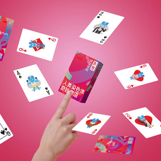 华大集团文创 人类染色体奇妙物语 原创掼蛋版扑克牌 好玩 寓教于乐 商品图1
