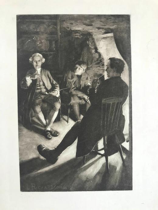 1898年 戈德史密斯《荒弃村庄》 12幅插图 漆布精装32开 商品图7