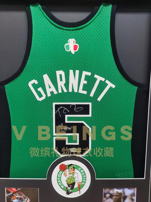 收藏系列 加内特 凯尔特人5号 铭文款 亲笔签名球衣 商品图2