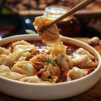 湾仔码头上汤小云吞玉米蔬菜猪肉600g75只馄饨早餐夜宵速食混沌 /生鲜 /面点烘焙 /水饺/馄饨 商品图1