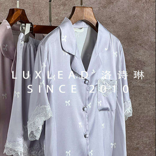 夏季高级感睡衣套装来啦‼️ 舒适高级感冰丝面料可外穿睡衣家居服套装‼️最近天气慢慢开始转热了。给家人们上这款维秘同款代工厂定制‼️99924 商品图2