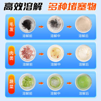 老管家管道疏通啫喱强力卫生间马桶厨房下水道疏通剂除臭溶解清洁剂1kg /家庭清洁/纸品 /家庭环境清洁 /管道疏通剂 商品图3