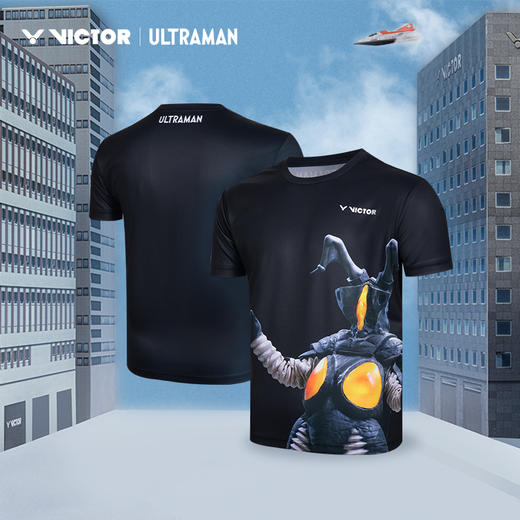 威克多胜利 中性款 奥特曼联名系列 针织T恤 T-501UTM 商品图5