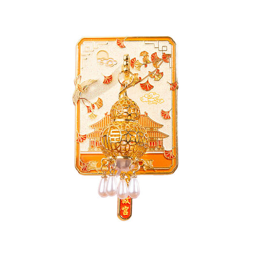 【北京灯笼冰箱贴】发光金属冰箱贴故宫天坛天安门国潮文创磁吸纪念工艺品 商品图4