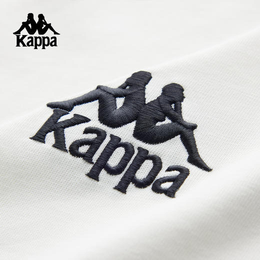 巴巴爸爸Kappa卡帕运动男短袖2025夏季新款宽松透气休闲圆领女K0F62TD75 商品图4