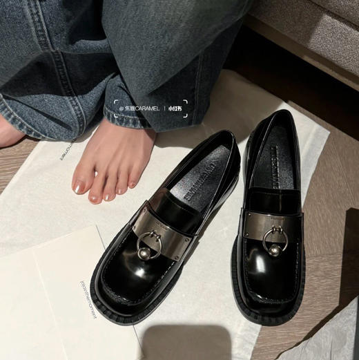 高端定制Prad/a 25S秀场意大利皮乐福鞋 商品图4