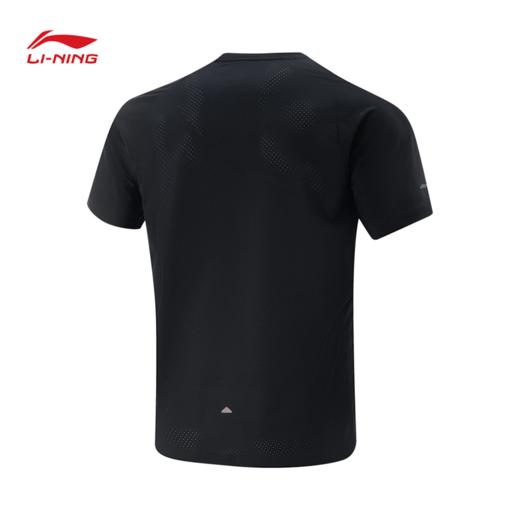 李宁专业跑步系列男子反光速干透气短袖T恤ATSV367 商品图1