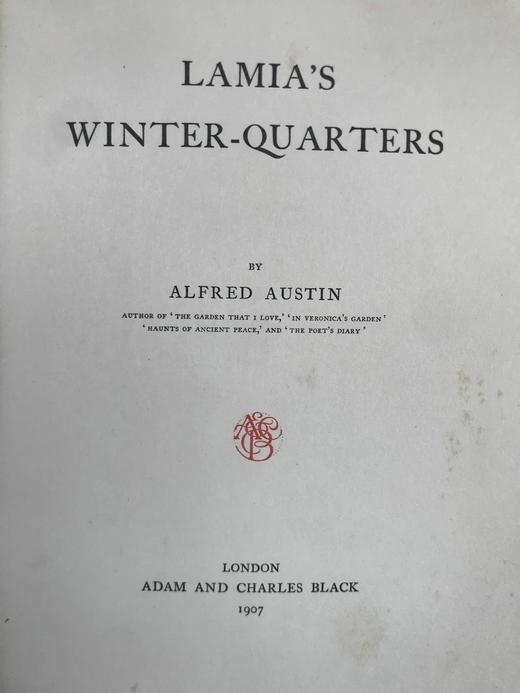 1907年 拉米亚的冬季 16幅彩色插图 漆布精装大32开 商品图3