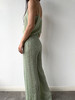 ZAANLI｜ZNSS25029 汉麻天丝肌理针织长裤 [ 棕 / 绿 ] 商品缩略图9
