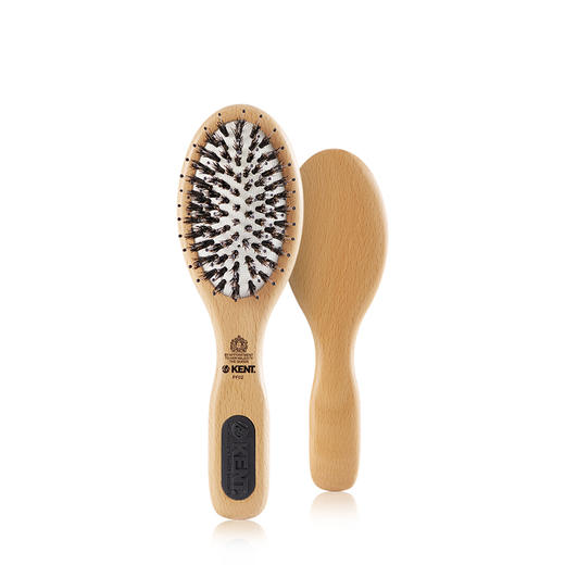 【石榴婆直播专享】KENT英国肯特小号天然猪鬃毛梳子 气囊梳气垫梳按摩梳 商品图1