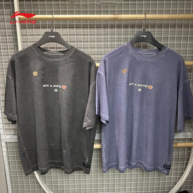 李宁运动T恤2025秋季新款反伍篮球系列男子宽松短袖圆领衫AHSV215