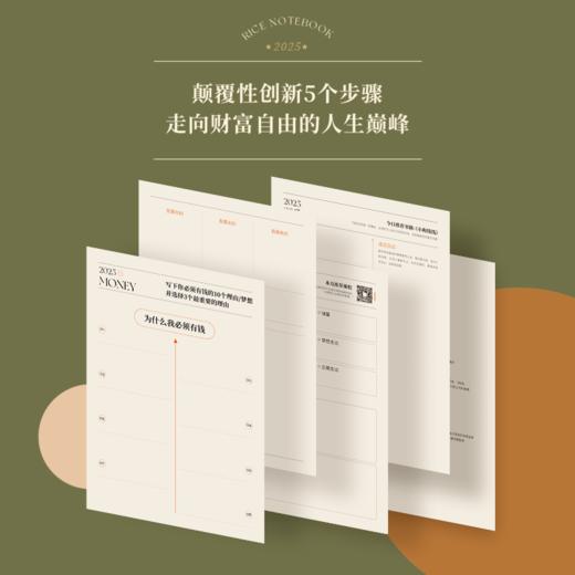 【限时特惠+送价值千元豪礼】2025新款独家高定【赚钱笔记本】 软皮质感日常培养赚钱习惯 5个步骤帮你提升财商 商品图2