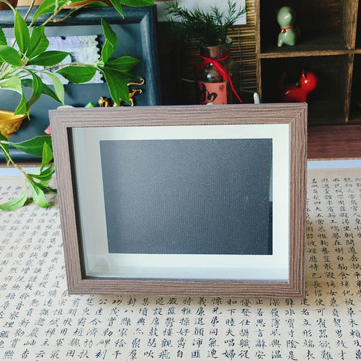 8寸小相框 冰箱贴展示收藏磁吸相框 黑白两用底色 优质铁板牢固吸附 亚克力罩 商品图2