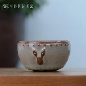 问鼎哥窑兔首战鼓杯