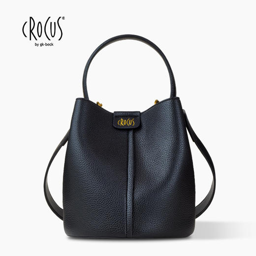 春日限定【抢先购】【品牌授权】德国品牌Crocus伦敦回忆经典女包时尚百搭单肩荔枝纹菜篮子包-YUAL 商品图0