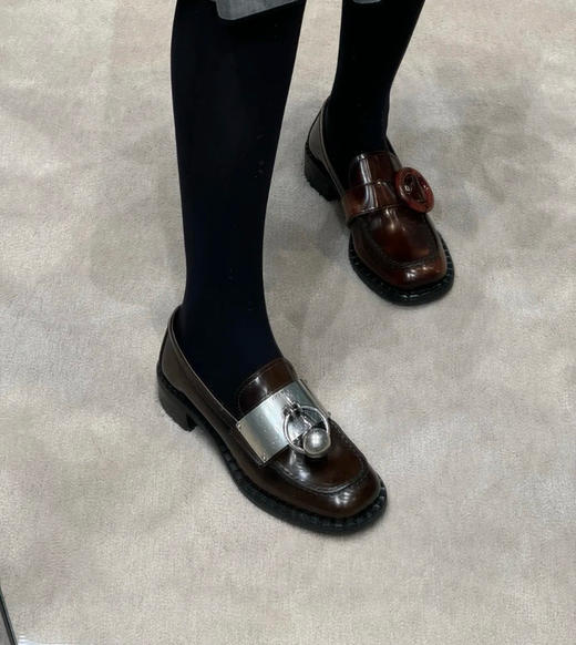 高端定制Prad/a 25S秀场意大利皮乐福鞋 商品图6