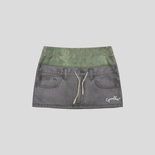 GOODBAI GOODEES logo印花拼接短裙 商品图1