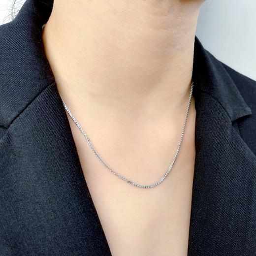 【限时8.8折】【线上铂金馆】PT950 【国际铂金协会】铂金龙骨链(BXL00033-03)预售产品下单后不退款不退货不换货不补差价) 商品图2