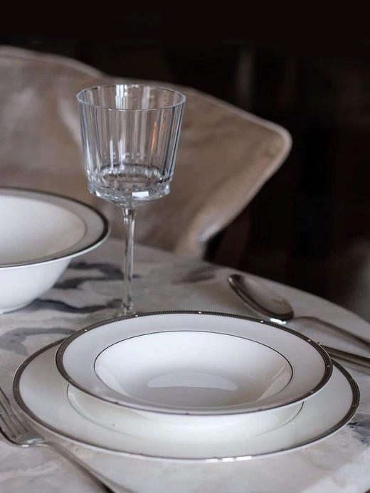 Noritake则武ROCHELLE骨瓷家用盘子酒店餐具套装 商品图1