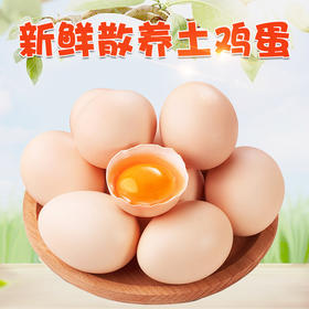 顺丰京东！【口感细腻，营养均衡~】河南散养土鸡蛋 30枚礼盒玉米黄鸡蛋 月子宝宝辅食 白皮柴鸡蛋-QQ