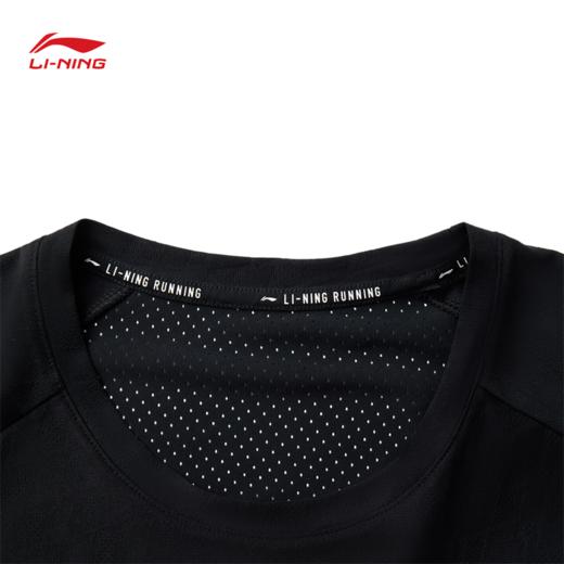 李宁专业跑步系列男子反光速干透气短袖T恤ATSV367 商品图2