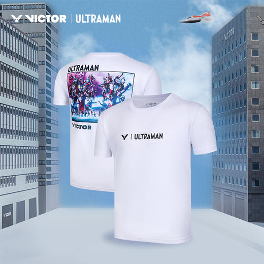 威克多胜利 中性款 奥特曼联名系列 针织T恤 T-501UTM 商品图2
