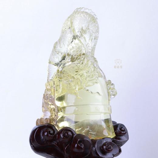 【守护金山】蒲牢黄水晶摆件   ZX2506016 商品图4