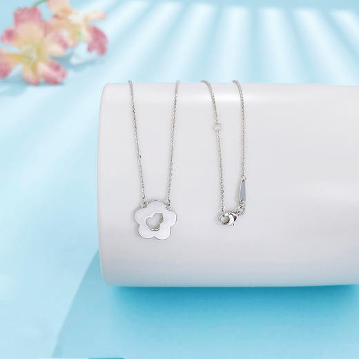 【限时8.8折】【线上铂金馆】PT950 #CNC #葫芦 【国际铂金协会】铂金实心镂空葫芦花形调节套链(BTL00343)预售产品下单后不退款不退货不换货不补差价) 商品图1