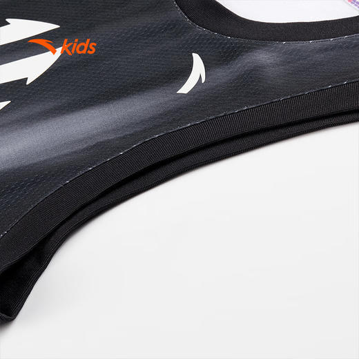 【超值】安踏儿童T恤男女大童透气舒适吸湿速干篮球欧文针织背心372431101R 商品图3