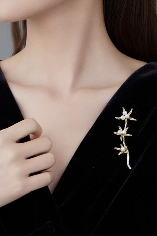 ESTACIA 小众设计感植物花朵胸针 21715 商品图0