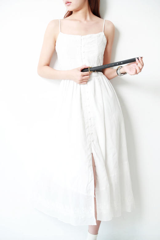 显腰身啊啊啊，女神气质全开。复古纯铜手工黑色方扣腰带C061088 商品图9