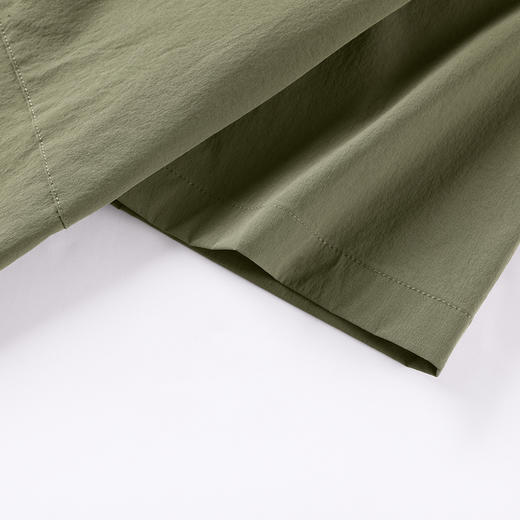 GXG男装25夏季简约翻领工装休闲垂顺轻薄男式短袖衬衫K&C 商品图12