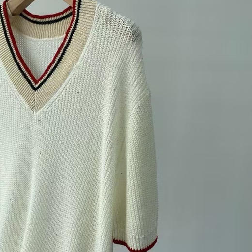 BC亚麻中袖。 黑色。白色 自己备注颜色 商品图7