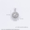 【限时8.8折】【线上铂金馆】PT950 #八宝罗盘 【国际铂金协会】铂金镂空八宝罗盘吊坠(BDZ00246)预售产品下单后不退款不退货不换货不补差价) 商品缩略图3