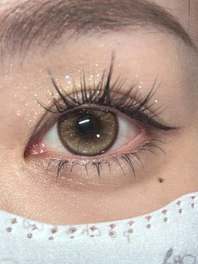 Yukicon日抛美瞳 流光棕 14.5mm