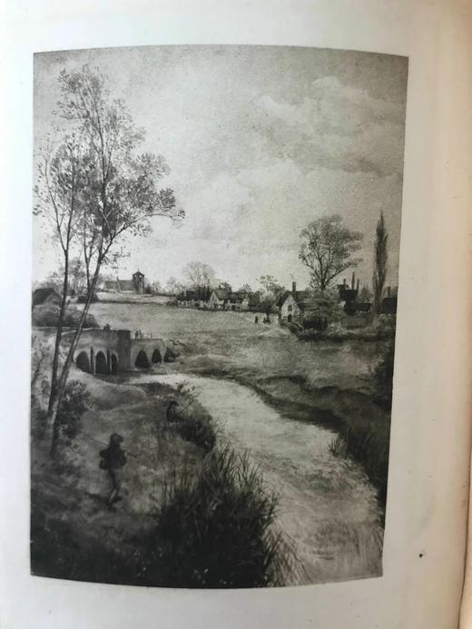 1898年 戈德史密斯《荒弃村庄》 12幅插图 漆布精装32开 商品图4