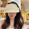 【气质款防晒帽🔥】显脸小还能防晒！欧根纱发箍空顶帽，度假出游气质满分✨新款欧根纱发箍空顶帽  商品缩略图3