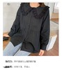 【诗铭洛可】Y161衬衫100%棉拼色蕾丝娃娃领长袖衫B12-2 商品缩略图4
