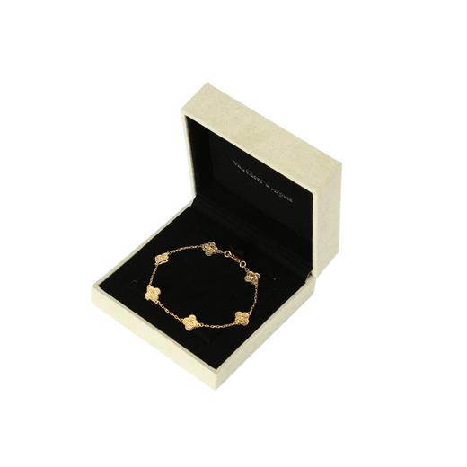 梵克雅宝 镭射四叶 幸运 六花手链 六朵小巧的四叶草花朵 商品图1