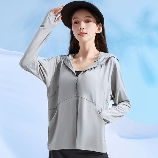 黑胶冰丝防晒衣女士夏季薄款遮阳透气防紫外线原纱upf50+防晒服女 商品图2