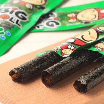 老板仔海苔卷原味 泰国进口 脆紫菜 儿童 休闲零食 独立包装3g*9条 /休闲食品 /海味零食 /海苔 商品图2