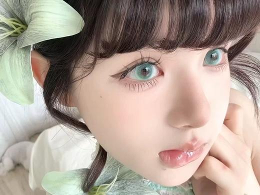 <月抛中直径>-Yeelens月抛-孔雀羽 绿-14.5mm【月抛 0-800度 不含525/575】 商品图2