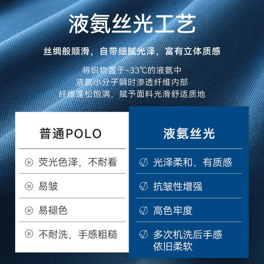 十如仕无水染短袖男士运动户外半袖翻领休闲透气POLO衫-P02-06 商品图5