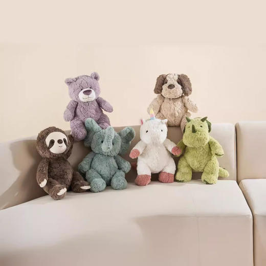 【新款恐龙小熊公仔，可爱安抚陪睡~】可爱恐龙小熊公仔毛绒玩具 儿童安抚陪睡玩偶布娃娃 女孩生日礼物-QQ 商品图1