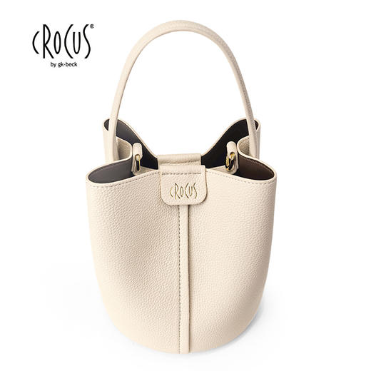 春日限定【抢先购】【品牌授权】德国品牌Crocus伦敦回忆经典女包时尚百搭单肩荔枝纹菜篮子包-YUAL 商品图11