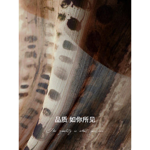 COCOBELLA[水彩摩卡]重工抽褶腰绳流苏度假吊带连衣裙FR3101 商品图4